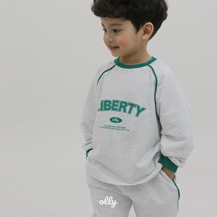 Ollymarket - Korean Children Fashion - #designkidswear - Liberty Sweatshirt Bottom Set - 10