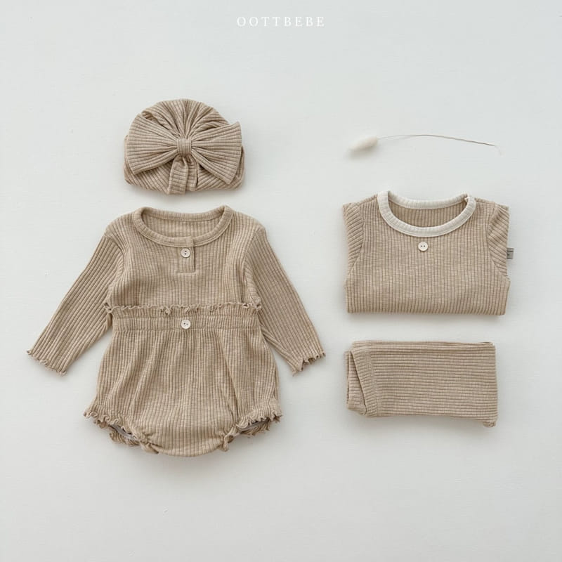 Oott Bebe - Korean Baby Fashion - #babyboutique - Macaroon Bloomer SET - 10