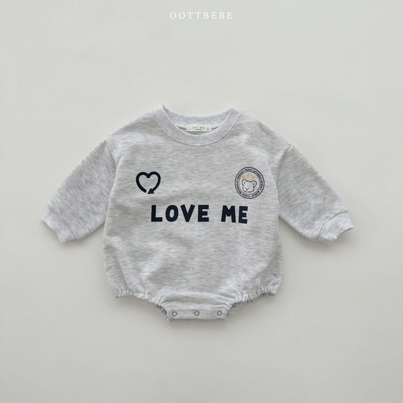 Oott Bebe - Korean Baby Fashion - #babyboutique - Love Me Heart Bodysuit