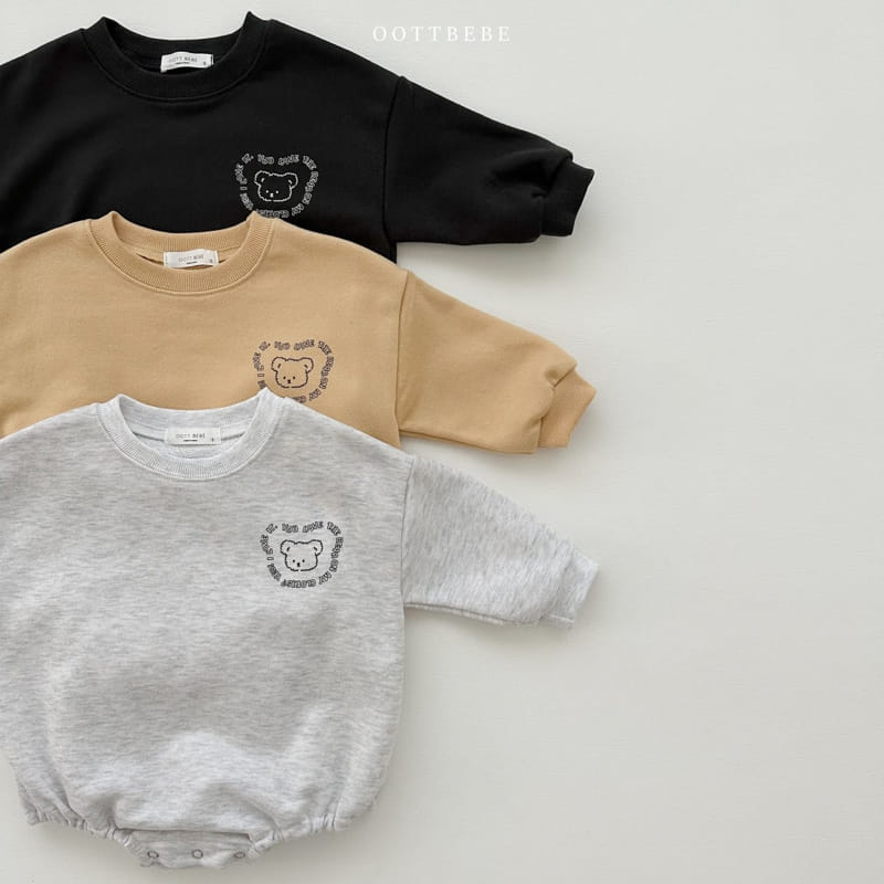 Oott Bebe - Korean Baby Fashion - #babyboutiqueclothing - Lettering Bodysuit - 4