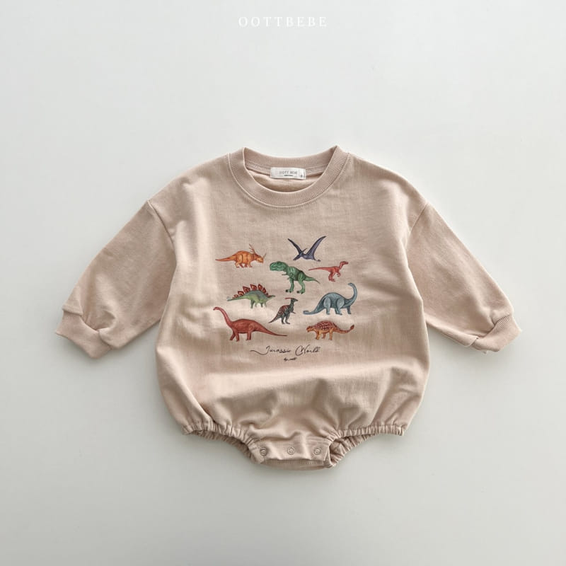 Oott Bebe - Korean Baby Fashion - #babygirlfashion - Dino World Bodysuit - 3