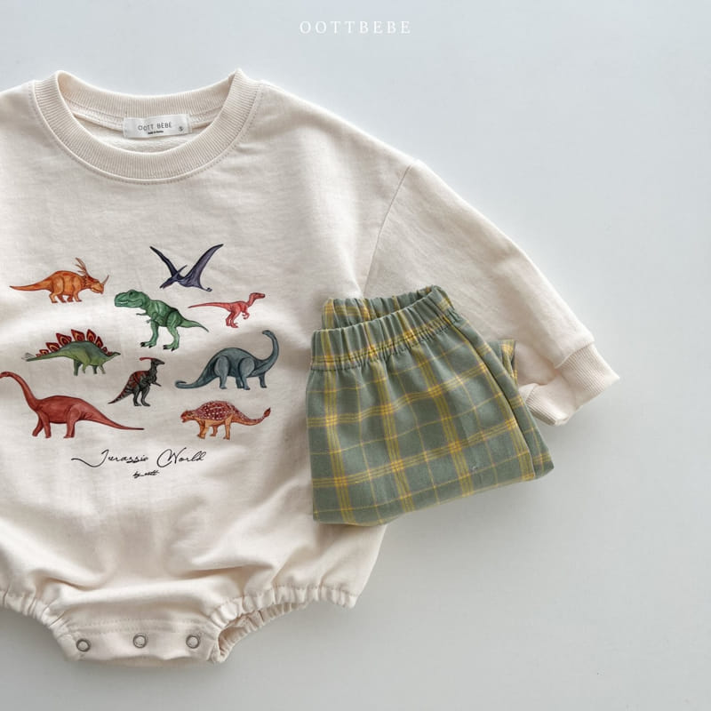 Oott Bebe - Korean Baby Fashion - #babygirlfashion - Dino World Bodysuit - 4