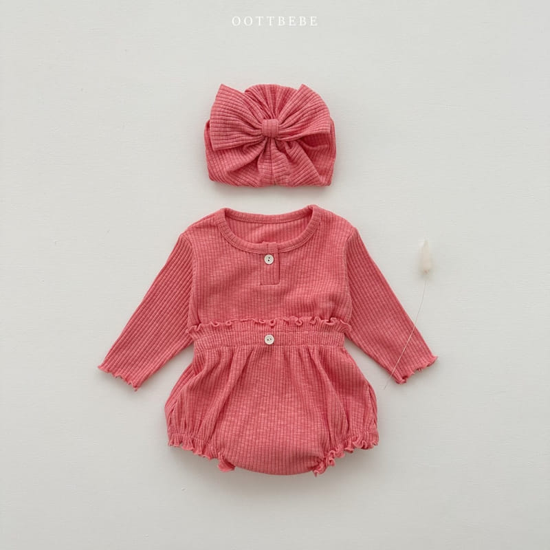 Oott Bebe - Korean Baby Fashion - #babylifestyle - Macaroon Bloomer SET - 2