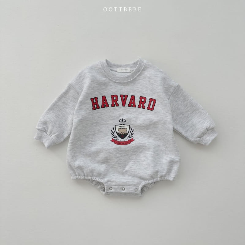 Oott Bebe - Korean Baby Fashion - #babylifestyle - Havard Bear Bodysuit