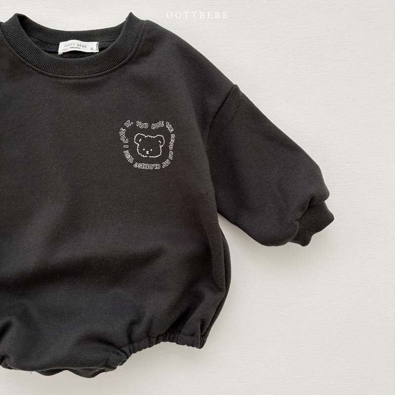 Oott Bebe - Korean Baby Fashion - #babyoutfit - Lettering Bodysuit - 12