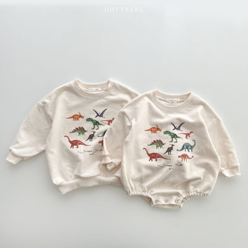 Oott Bebe - Korean Baby Fashion - #babyoutfit - Dino World Bodysuit - 8