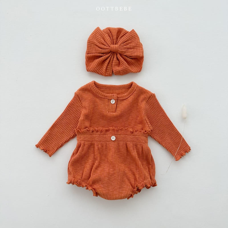 Oott Bebe - Korean Baby Fashion - #babyoutfit - Macaroon Bloomer SET - 5