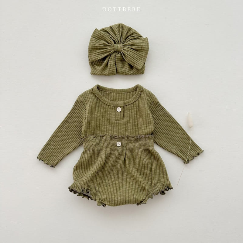 Oott Bebe - Korean Baby Fashion - #babyoutfit - Macaroon Bloomer SET - 6