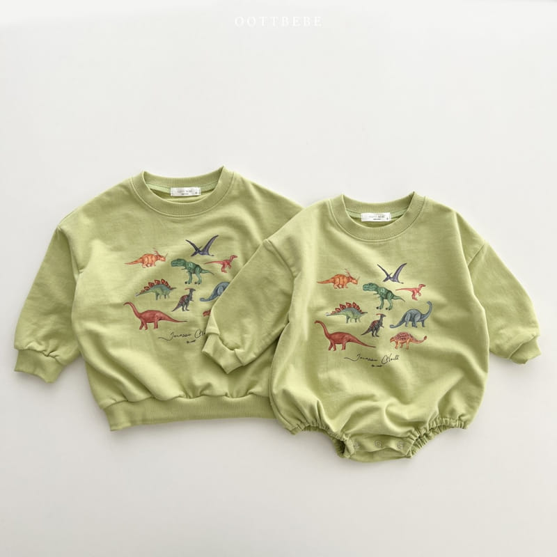 Oott Bebe - Korean Baby Fashion - #babywear - Dino World Bodysuit - 9