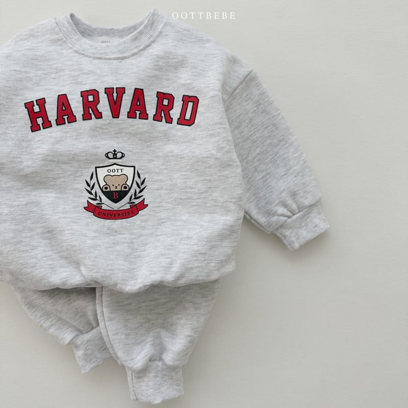 Oott Bebe - Korean Children Fashion - #childofig - Havard Bear Top Bottom Set - 10