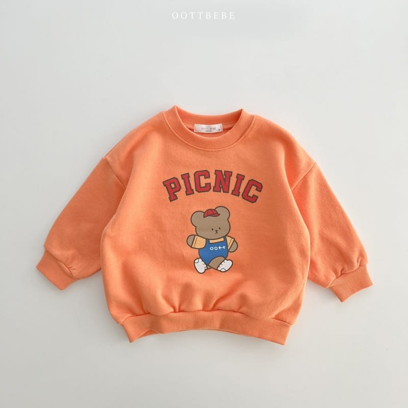 Oott Bebe - Korean Children Fashion - #discoveringself - Picnic Sweatshirt - 2