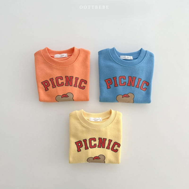 Oott Bebe - Korean Children Fashion - #fashionkids - Picnic Sweatshirt - 4