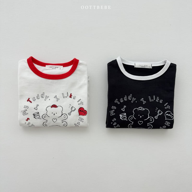 Oott Bebe - Korean Children Fashion - #magicofchildhood - Sketch Piping Tee - 8