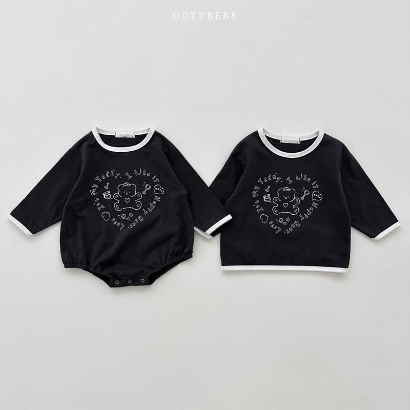 Oott Bebe - Korean Children Fashion - #todddlerfashion - Sketch Piping Tee - 11