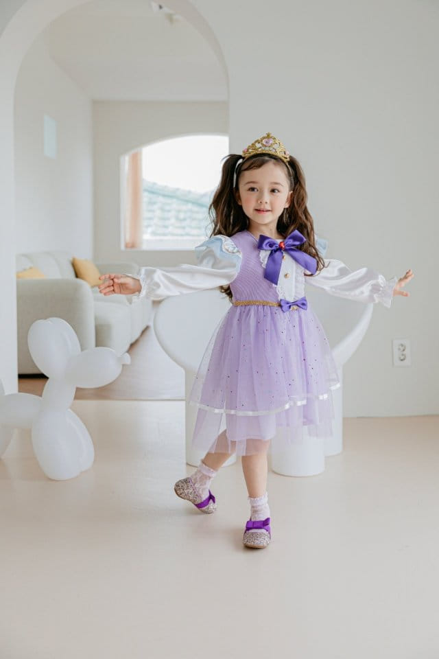 Pink Berry - Korean Children Fashion - #kidzfashiontrend - Purple Pink One-piece - 2