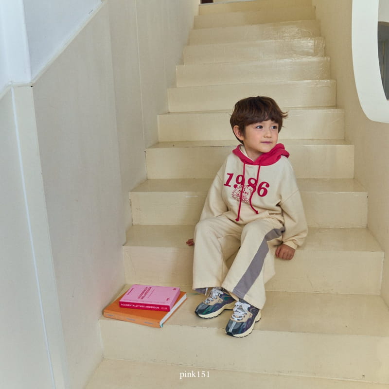 Pink151 - Korean Children Fashion - #discoveringself - 1986 Color Hoody Tee - 2