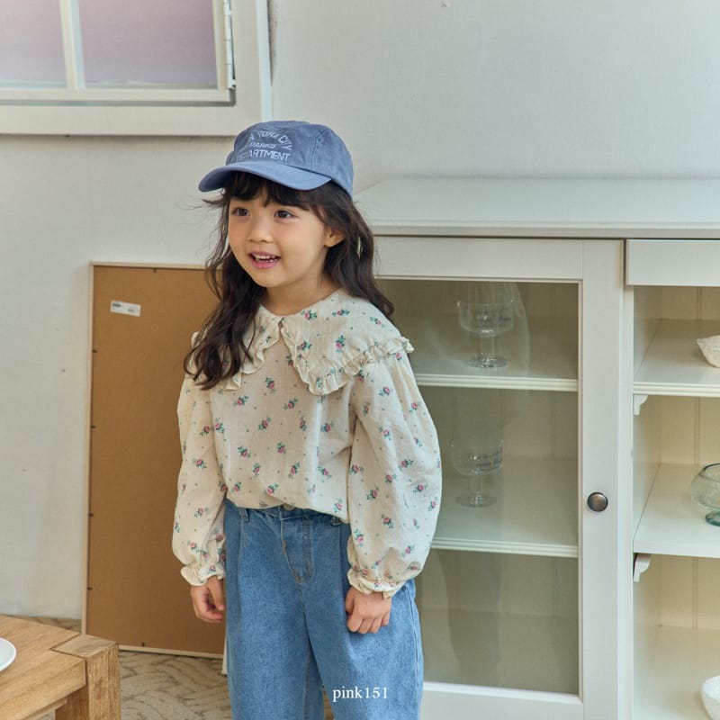 Pink151 - Korean Children Fashion - #todddlerfashion - Rose Garden Blouse - 3