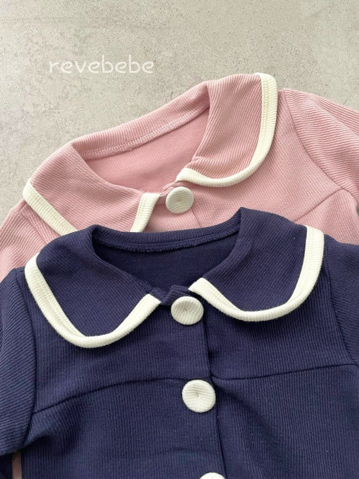 Reve Kid - Korean Baby Fashion - #babygirlfashion - Bebr Round Sailor Bloomer Set - 3