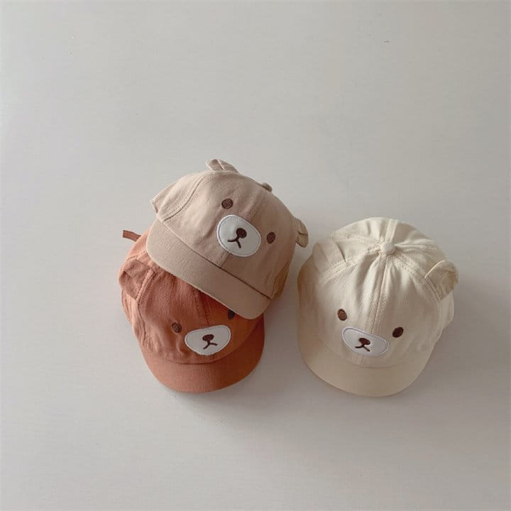 Reve Kid - Korean Baby Fashion - #babyoutfit - Bebe Bear Cap - 2