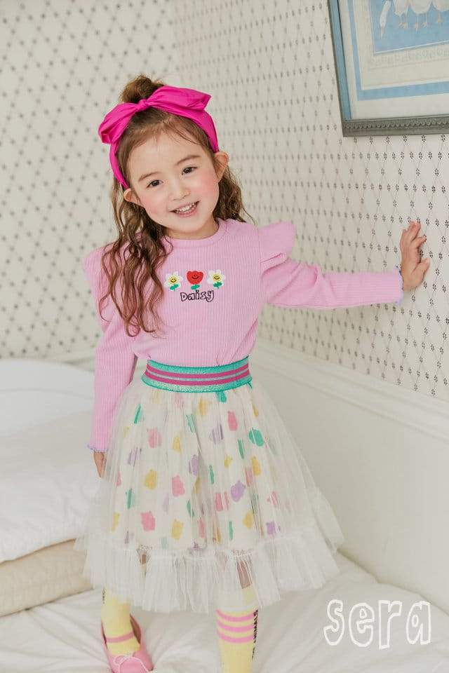 Sera - Korean Children Fashion - #kidzfashiontrend - Bear Sha Skirt - 4