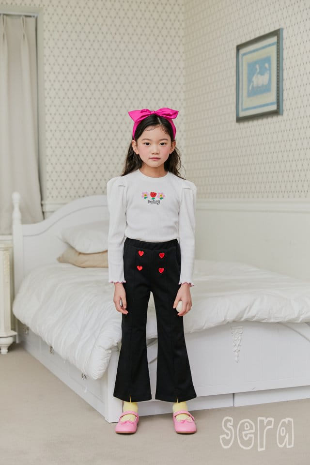 Sera - Korean Children Fashion - #childofig - Dasiy Rib Tee - 8