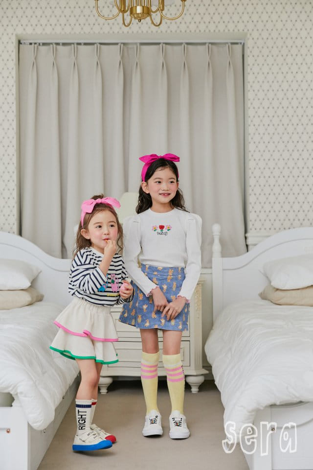 Sera - Korean Children Fashion - #minifashionista - Dasiy Rib Tee - 6