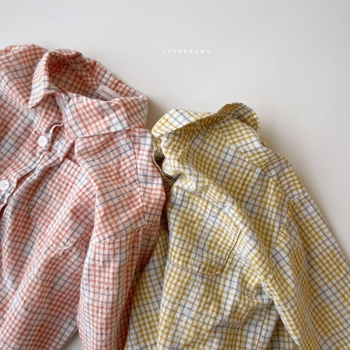 Shinseage Kids - Korean Children Fashion - #childofig - Sweet Check Shirt - 2