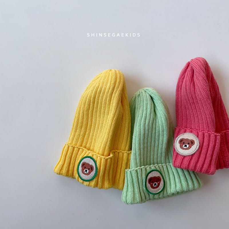 Shinseage Kids - Korean Children Fashion - #kidsshorts - Cotton Bear Beanie - 9