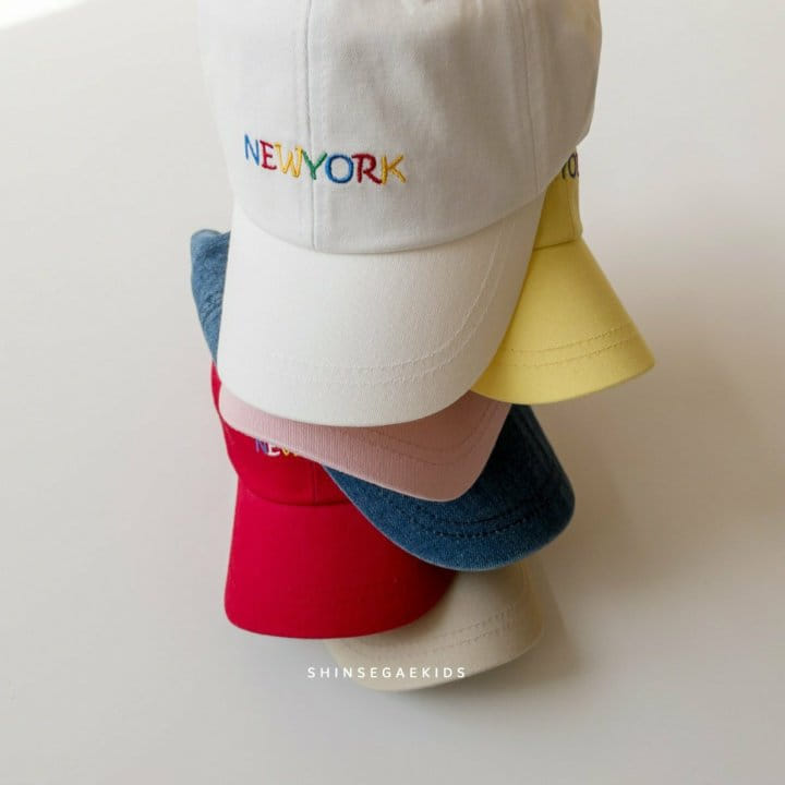 Shinseage Kids - Korean Children Fashion - #kidsshorts - Color Newyork Cap - 5