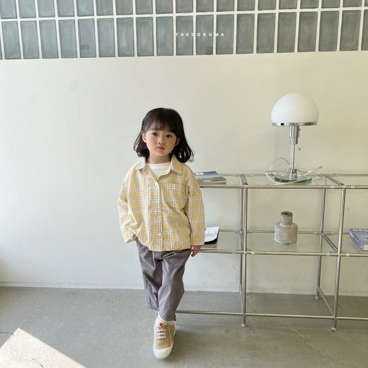 Shinseage Kids - Korean Children Fashion - #kidsshorts - Sweet Check Shirt - 7