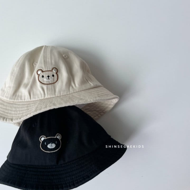 Shinseage Kids - Korean Children Fashion - #kidzfashiontrend - Bear String Bucket Hat