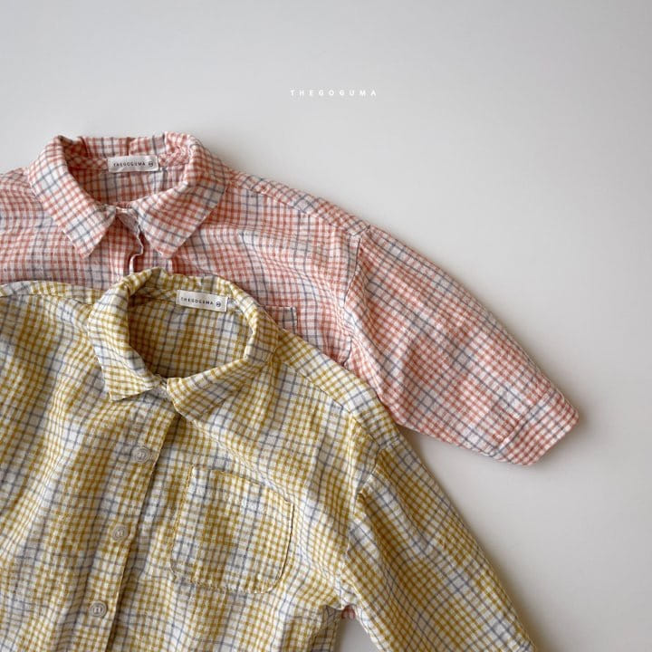 Shinseage Kids - Korean Children Fashion - #stylishchildhood - Sweet Check Shirt