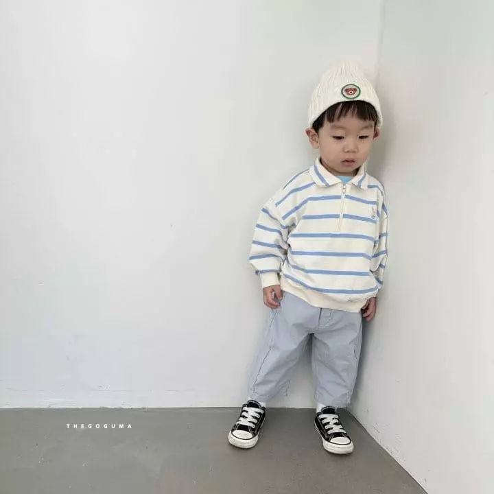 Shinseage Kids - Korean Children Fashion - #todddlerfashion - Stripes Anorak Sweatshirt - 7