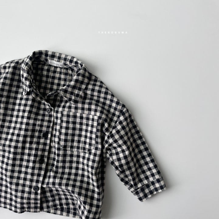 Shinseage Kids - Korean Children Fashion - #todddlerfashion - Dean Check Shirt