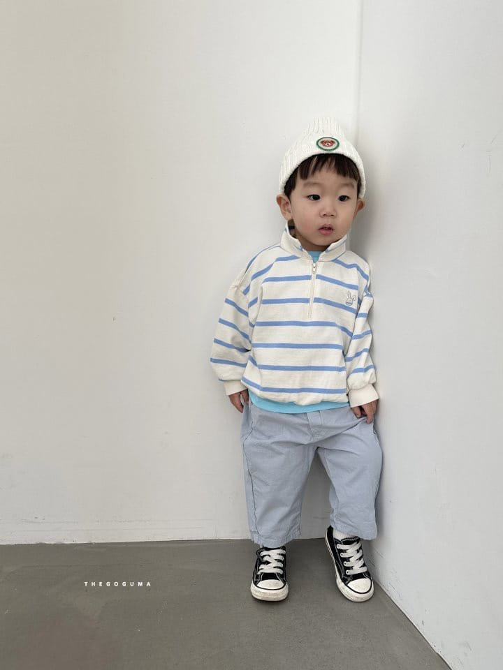 Shinseage Kids - Korean Children Fashion - #toddlerclothing - Stripes Anorak Sweatshirt - 8