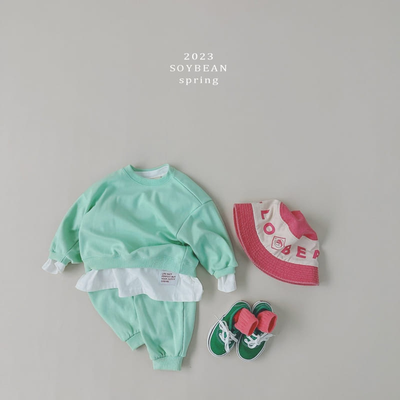 Soybean - Korean Children Fashion - #kidsshorts - Spring Rolly Pop Top Bottom Set - 6