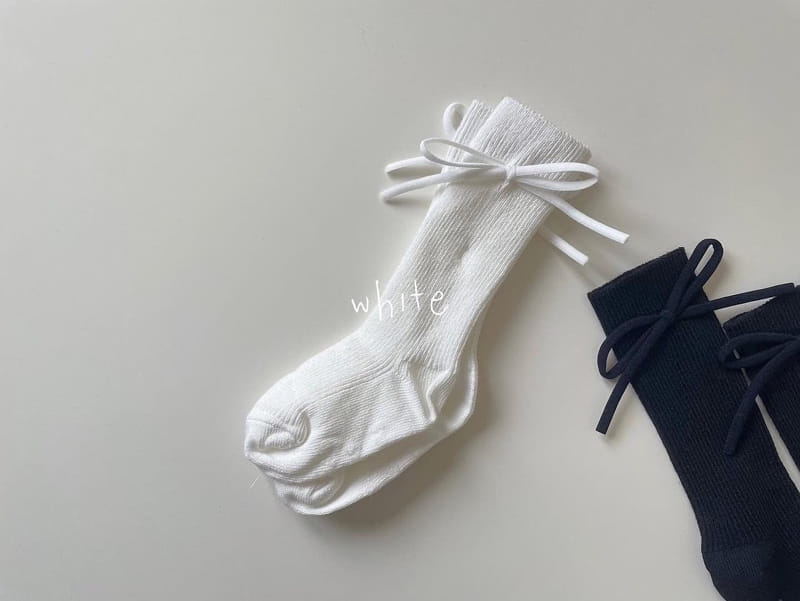 Teamand - Korean Children Fashion - #discoveringself - Bon Bon Ribbon Knee Socks  - 8