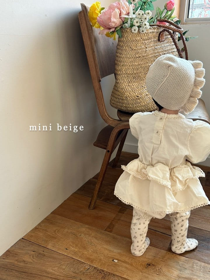 The Beige - Korean Baby Fashion - #smilingbaby - Cancan Bodysuit - 4