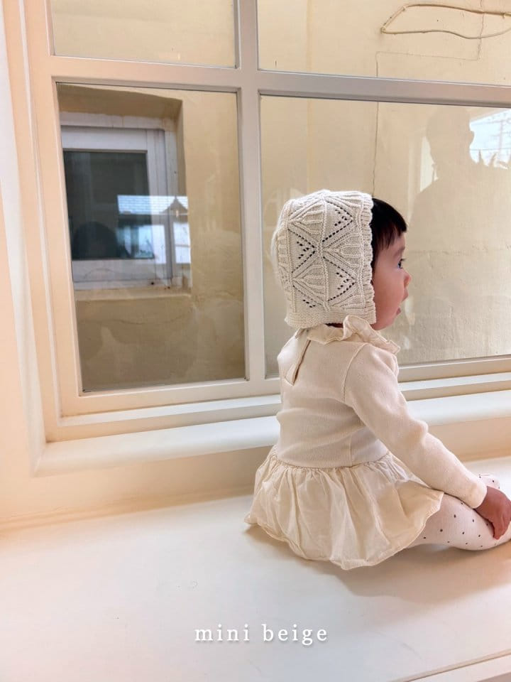 The Beige - Korean Baby Fashion - #babyboutiqueclothing - Rib Skirt Bodysuit - 9