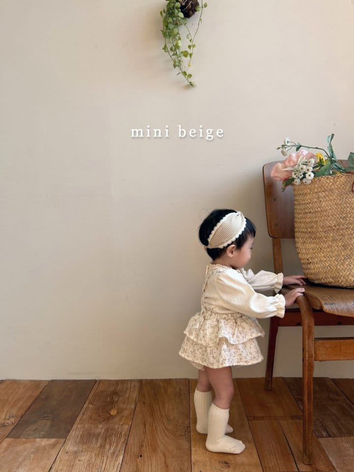 The Beige - Korean Baby Fashion - #babyfever - Cancan Dungarees Bloomer - 11