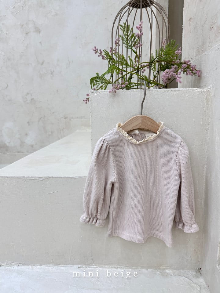 The Beige - Korean Baby Fashion - #babyoninstagram - Frill Tee - 2