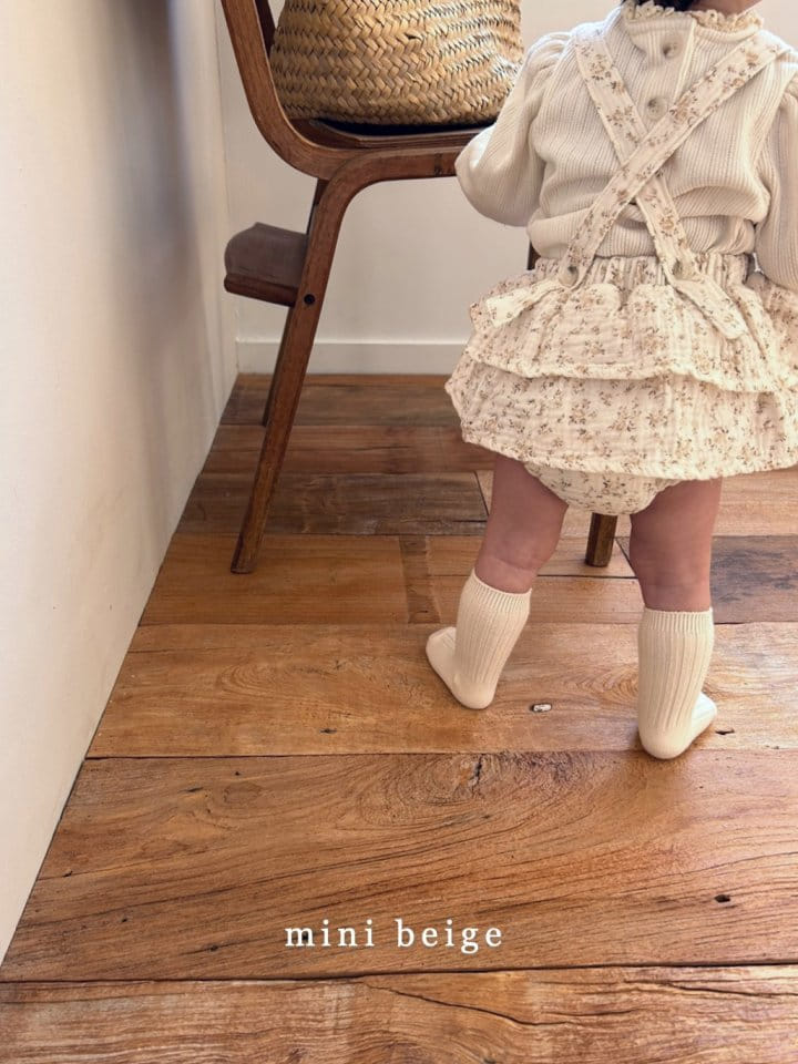 The Beige - Korean Baby Fashion - #smilingbaby - Cancan Dungarees Bloomer - 6