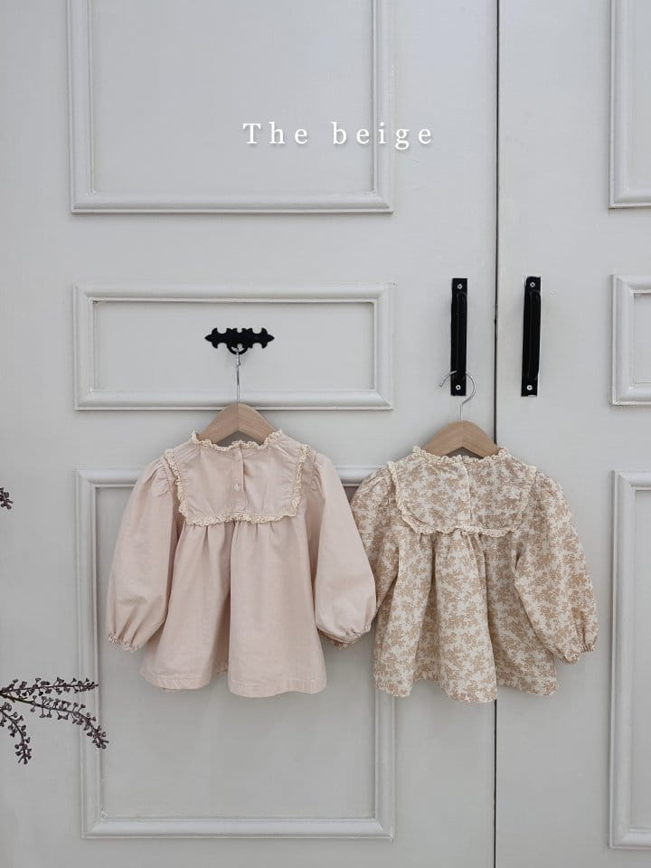 The Beige - Korean Children Fashion - #designkidswear - Square Lace Blouse - 4