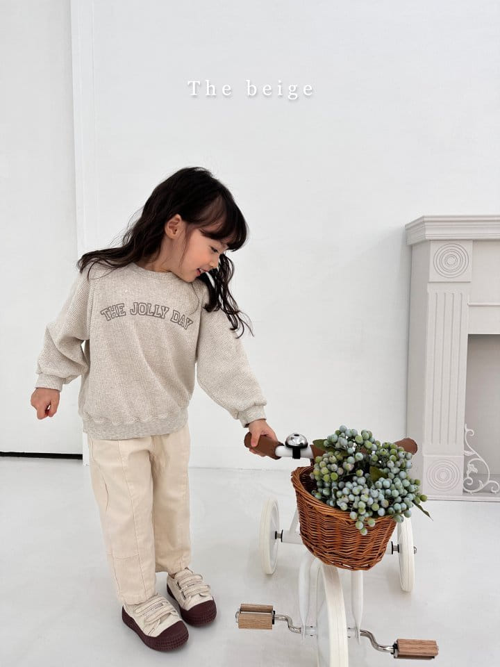 The Beige - Korean Children Fashion - #fashionkids - Waffle Sweatshirt - 7