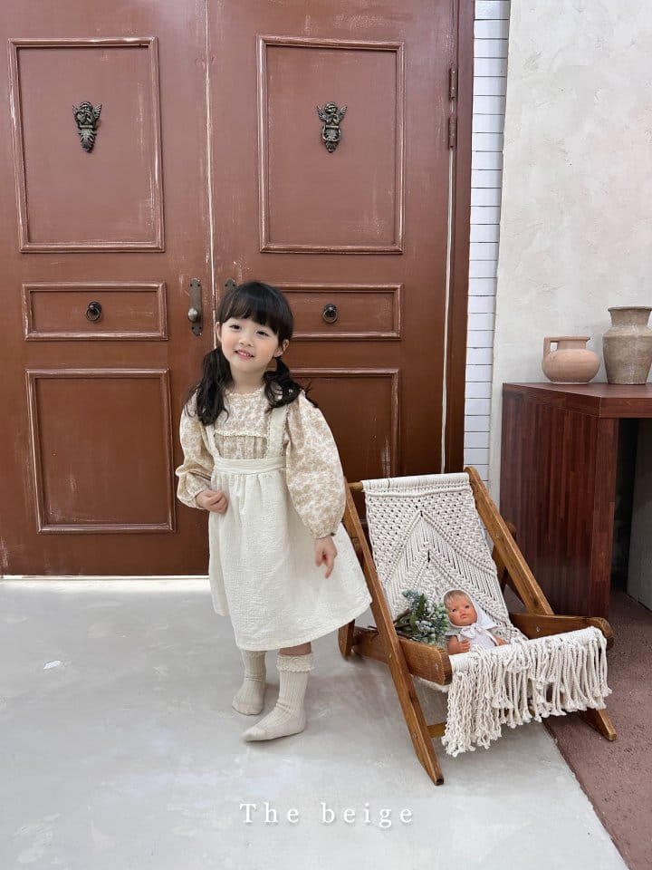 The Beige - Korean Children Fashion - #fashionkids - Square Lace Blouse - 5