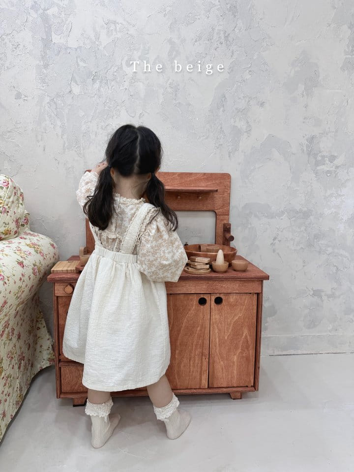 The Beige - Korean Children Fashion - #kidzfashiontrend - Square Lace Blouse - 8