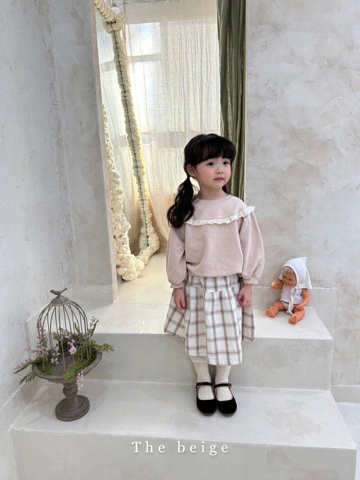 The Beige - Korean Children Fashion - #magicofchildhood - Lace Sweatshirt - 12