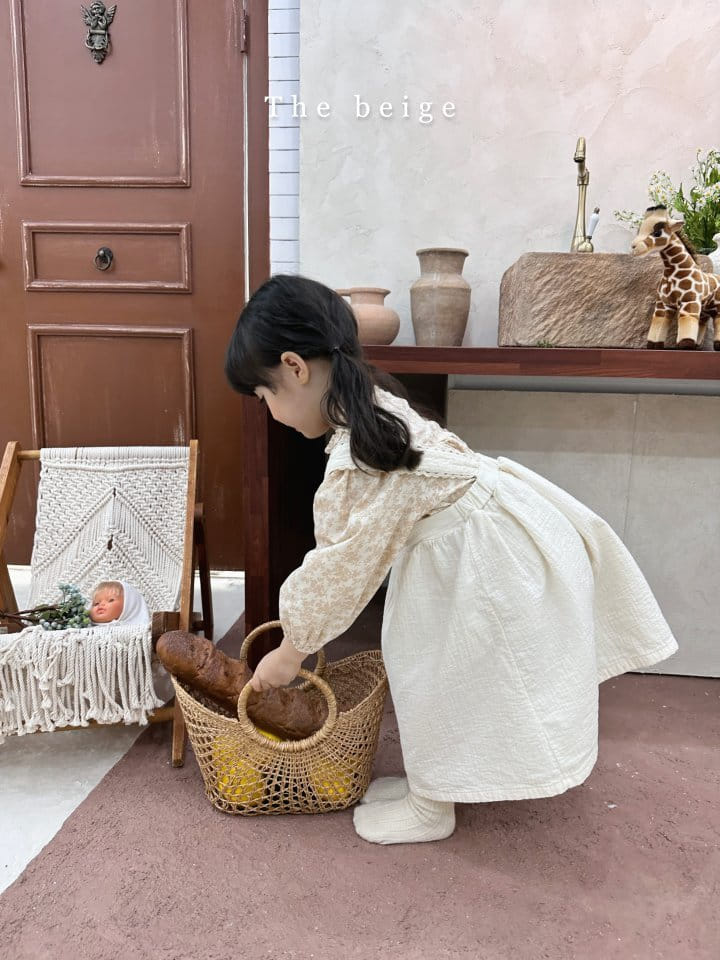 The Beige - Korean Children Fashion - #magicofchildhood - Square Lace Blouse - 11