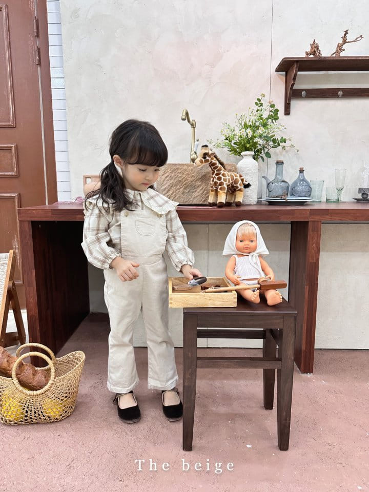 The Beige - Korean Children Fashion - #prettylittlegirls - Dungarees Pants - 6