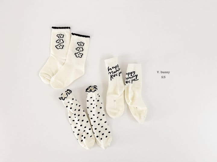 V Bunny - Korean Children Fashion - #fashionkids - Dot Socks Set